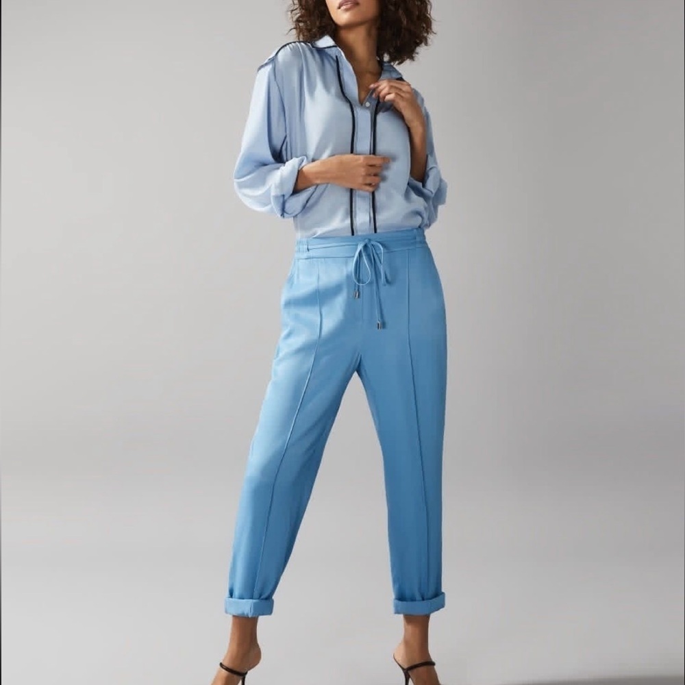 Reiss Women’s Bright Blue Juno Jogger Trouser, Size 10